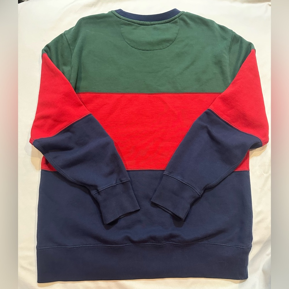Chaps Ralph Lauren Unisex Vintage Colorblock Crewneck Sweatshirt - Picture 8 of 12